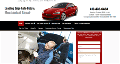 Desktop Screenshot of leadingedgeautobody.com